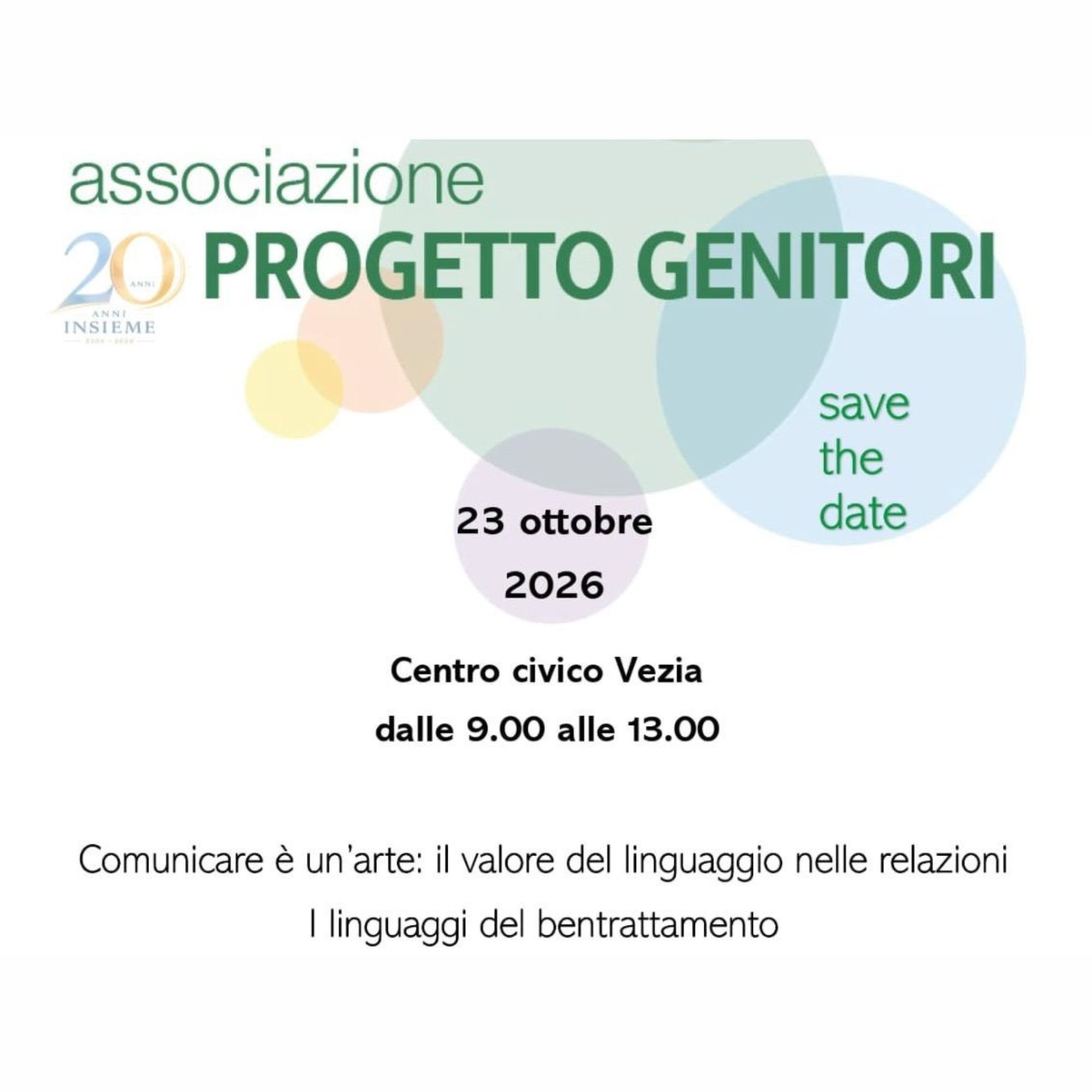 Associazione Progetto Genitori: Comunicare รจ un'arte